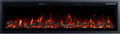 Radiateur électrique, 126x35x12 cm, 1800 W, encastrable, Regal Cheminée électrique 126, pour mur et encastrable