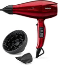 6001DE Diffuseur, 2200 W, professionnel, 2 zones de température, 4 vitesses, rouge